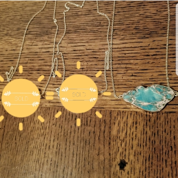 Last 1!💥HP💥Gorgeous Boho Natural Stone Necklace - Picture 5 of 5